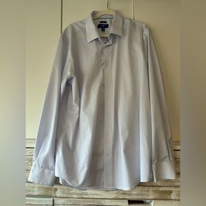 Egara Light Blue Patterned Dress Shirt